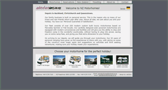 Desktop Screenshot of nzmotorhomes.co.nz